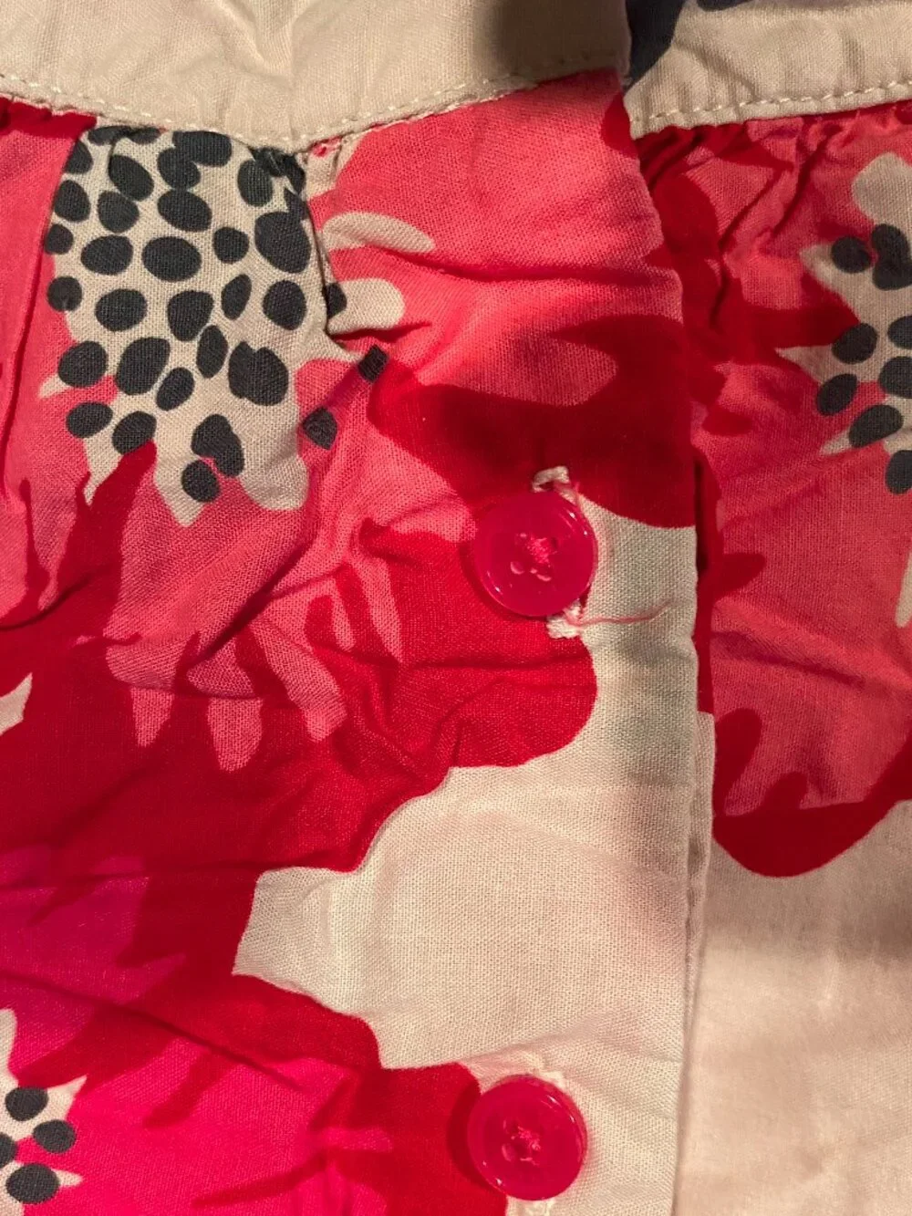 OshKoshB'Gosh-size-5-Girls Cotton Floral Dress-buttons down back-great condition - Picture 10 of 11